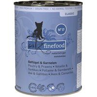 Catz finefood Classic Adult Nr. 17 Gevogelte en garnalen 24x400 g