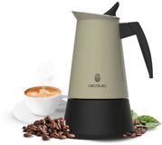 Cecotec Piccolina 400 Italiaanse Koffiemaker 4 Kopjes 200ml RVS Groen