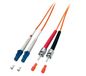Equip LC/ST 50/125μm 5.0m InfiniBand und Glasfaserkabel 5 m Orange