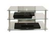 VCM Morgenthaler 14120 multimediawagen & -steun Aluminium, Transparant