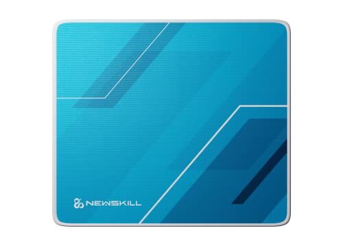 Newskill Newskill Artemis Gaming muismat L, exclusief jacquard-stofoppervlak, antislip rubberen basis, afmetingen 460 x 400 x 3 mm, bureauonderlegger voor precisie en snelheid, blauw