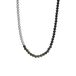 Armani Exchange Heren ketting van roestvrij staal met karabijnsluiting, Bronsgrijs