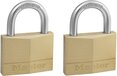 Masterlock Set van 2 messing hangsloten met 2 sleutels 150EURT