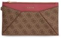 GUESS polstasje Zip Flat Pouch Rose Multi Lichtbruin