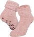 Apollo Wollen dames huissokken met antislip – Antique pink – 39-42