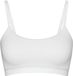 PIECES PCNAMEE BRA NOOS Dames Bralette Lichte ondersteuning Wit