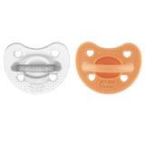 Chicco PhysioForma Fopspeenband Luxe, fopspeen van siliconen 6-16 m, set met zachte en delicate pads, ondersteunt de fysiologische ademhaling en bevordert de juiste ontwikkeling van de mond, 2 stuks