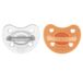 Chicco PhysioForma Fopspeenband Luxe, fopspeen van siliconen 6-16 m, set met zachte en delicate pads, ondersteunt de fysiologische ademhaling en bevordert de juiste ontwikkeling van de mond, 2 stuks