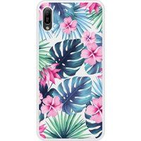 Y6 2019 Tropical Aquarelle Bedrukt Siliconen Hoesje