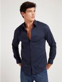 Guess Slim fit marine overhemd