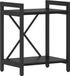 vidaXL Boekenplank - 40 x 30 x 50 cm - Bewerkt hout - Zwart eiken