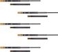 Emuca Lot van 5 sets Ladegeleiders, kogelgelagerd, hoogte 45mm, diepte 400mm, volledig uitschuifbaar