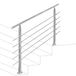 DRAKUS SP. Z O.O. Rampe 120 cm avec 5 barreaux transversaux acier inoxydable couleur argent