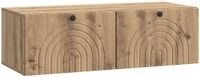 vidaXL Wandmontage TV-kast 99 x 41 x 30 cm Artisanaal eiken