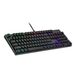Cooler Master SK652 Gaming USB QWERTZ Duits Zwart, Grijs