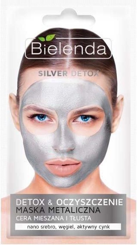 Bielenda - Gold Detox Detox &amp; Cleansing Metallic Mask For Combination And Oily Skin 8G