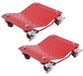 StarTech Voertuigverplaatsingsroller - Wielkrik - Set van 2 - Koolstofstaal - 360° draaibaar - Draagvermogen 680 kg - Geschikt voor auto, aanhanger en motorfiets