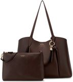 GUESS Melody 2 In 1 Tote Schoudertas Bruin