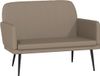 vidaXL Banc 107x80x81 cm similicuir couleur cappuccino