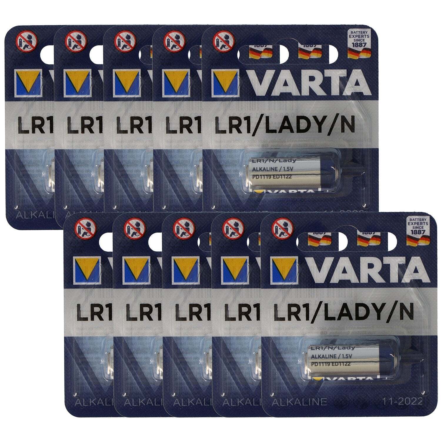 Varta Varta 4001 High Energy LR1 / 522 / N / AM5 10-pack