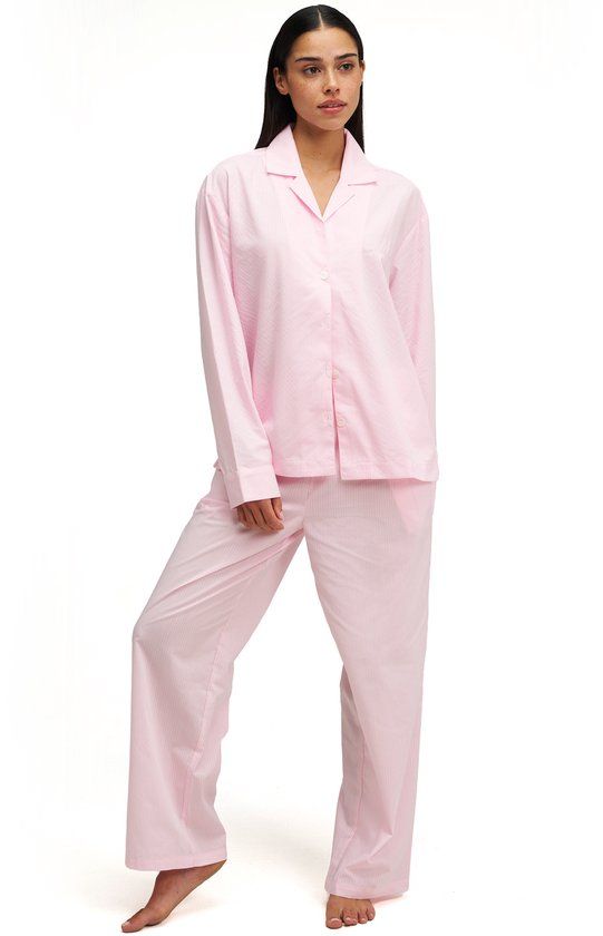 Dore & Rose Premium Pyjama Dames Lichtgewicht Extreem Zacht Roze S