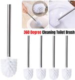 NCD E-Commerce Handel GmbH set de 5 pièces brosse de toilette brosse de salle de bain blanc acier inoxydable brosse de nettoyage de rechange