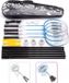 PUMP! Amazon EU Sarl Badminton Set: 4 Rackets, Net, 3 Shuttles & Case - Multicolor