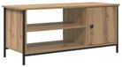 Artisan meuble TV 100 x 40 x 45 cm bois travaillé