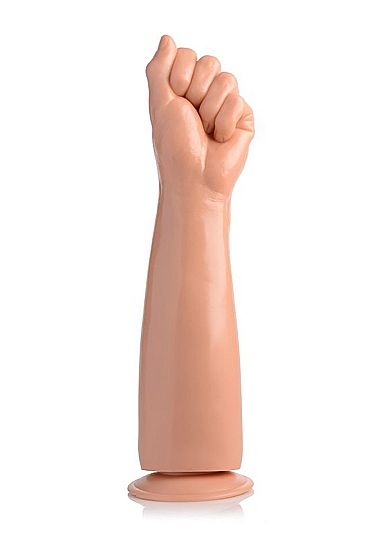 Master Series Fisto Clenched Fist Dildo - Flesh - Beige - PVC