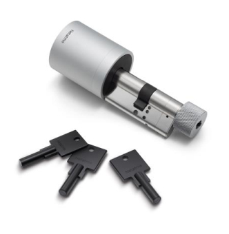 Netatmo Slim Deurslot - Zwart/Grijs - Key/Keyless - Android/iOS - AAA Batterijen
