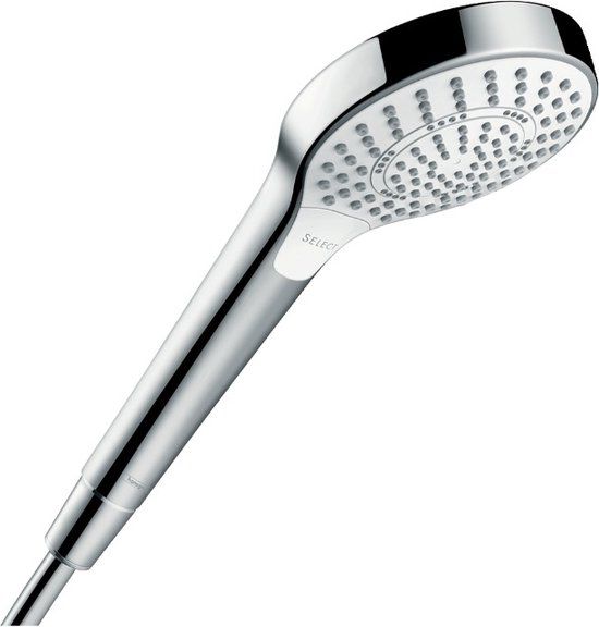 Hansgrohe Croma Select S Handdouche - Wit / Chroom - 3 Straalsoorten - 11 cm - 26801400