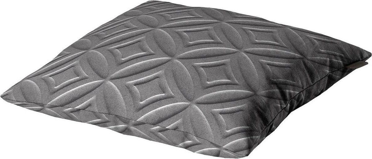 Madison sierkussen 45x45 cm Blake grey - Katoen - Grijs