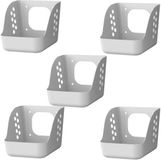 MeineHennen Basic Nest Mini - Set van 5 nestkasten voor kippen - Grijs