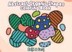Abstract Organic Shapes Coloring Book: Bold and Easy Designs for Adults and Beginners