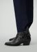 Sacha - Dames - Zwarte leren western enkellaarsjes met studs - Maat 36