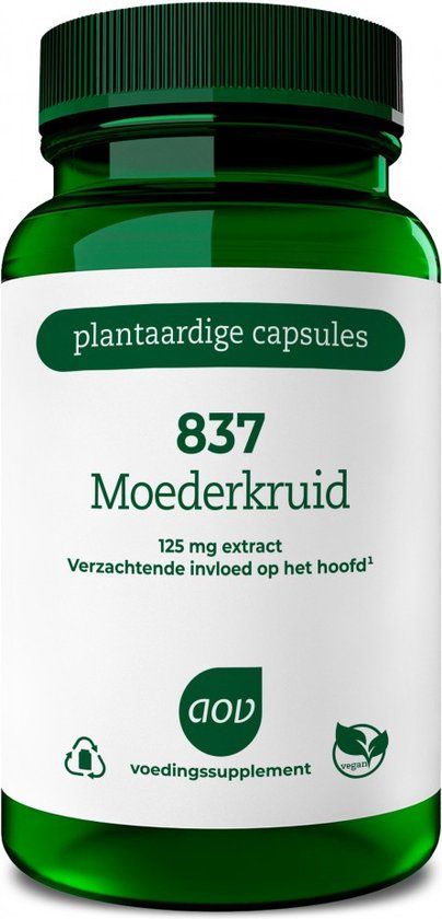 AOV 837 Moederkruid - 60 capsules - Kruidenpreparaat