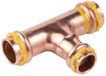 VSH SudoPress T-stuk koper gas verloop i/i/i 22x15x22 Type SPG5130RV