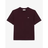 Lacoste T-shirt met logo - donkerrood