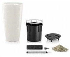 Lechuza Plantenbak Rondo Premium 40 wit hoogglans