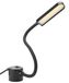 Lampe de travail LED avec pied magnétique, 30 LED, col de cygne flexible, noir