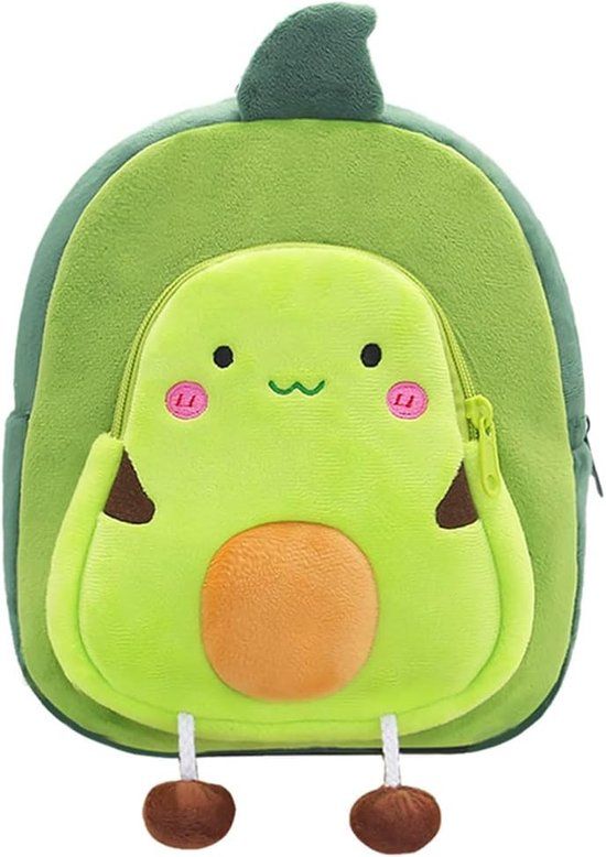 BoefieBoef Fruit Advocado Peuter Rugzak/Rugtas | 6L - Groen Bruin
