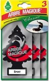 Arbre Magique Sport Tris - Luchtverfrisser - 3 stuks