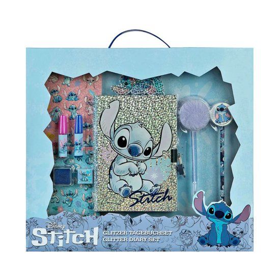 Merkloos Disney - Lilo & Stitch Glitter Dagboek Set