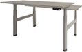 Schaffenburg Zit Sta Bureau - Duo Elektrisch 120x80 grijs -alu frame