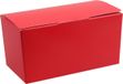 Santex cadeaudoosje/bonbondoosje - 11 x 5 cm - Bruiloft bedankje - 25x stuks - rood - 125 gram