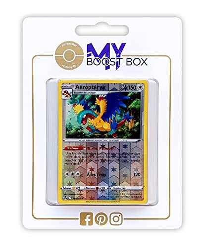 my-booster Aéroptéryx (Archeops) 147/195 Holo Reverse - Myboost X Epée et Bouclier 12 Tempête Argentée - Doos met 10 Franse Pokemon kaarten