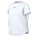 Nike One Relaxed Dri-Fit shirt met korte mouwen (dames, grote maten), wit/zwart, FN2816-101, 1X