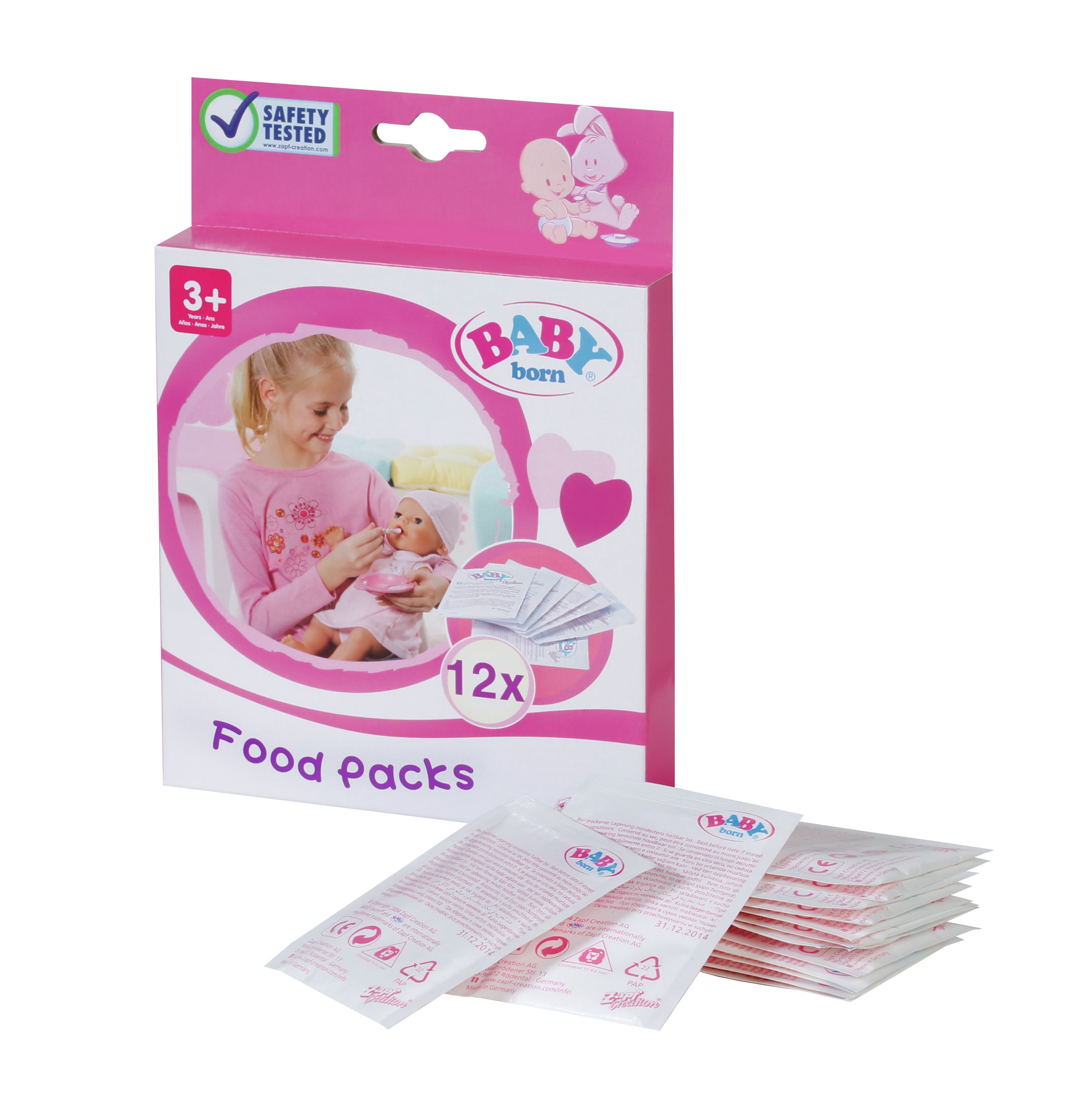 BABY born Voeding - Poppeneten - 12 stuks