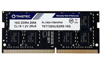 Timetec Hynix IC DDR4 2666MHz PC4-21300 Unbuffered Non-ECC 1.2V CL19 2Rx8 Dual Rank 260 Pin SODIMM Laptop Notebook Computer Memory RAM Module Upgrade (16GB)