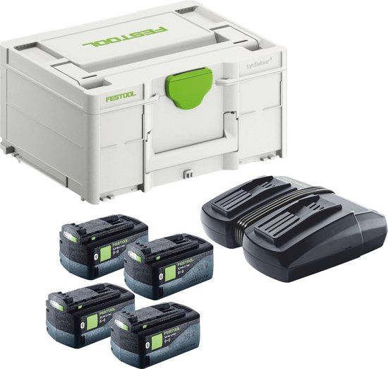 Festool SYS 18V 4x5,0/TCL 6 DUO Energie-set 18V in Systainer - 577709